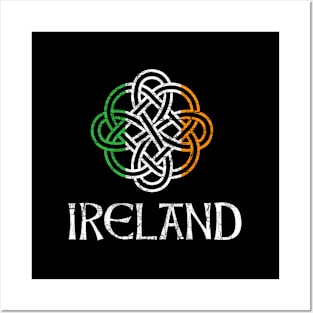 Celtic Knot C Ireland St Paddys Day Posters and Art